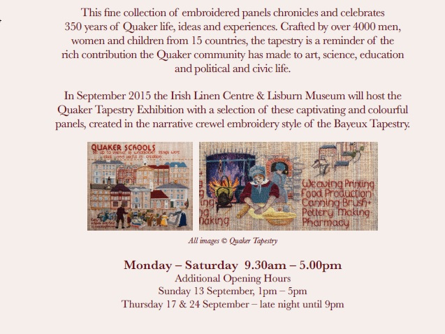Quaker Tapestry Exhibition