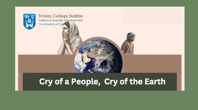 Public Lecture: Cry of a People, Cry of the Earth (28 Nov)